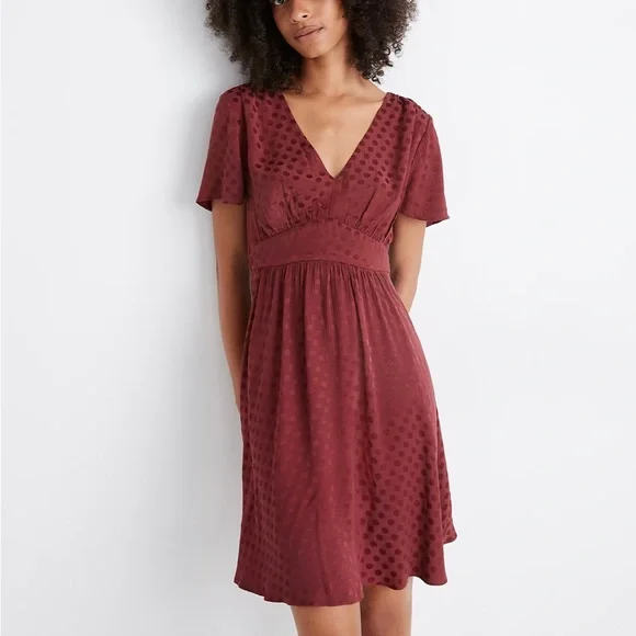 Madewell | Dresses | Madewell Vneck Fitandflare Dress | Poshmark
